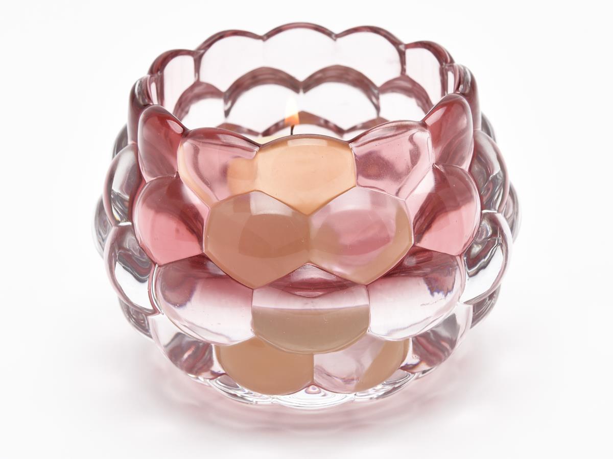 Large Glass Votive Holders in Assorted Colors